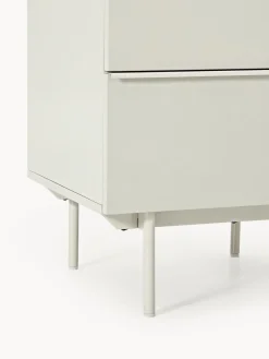 Cómodas|Cómodas></noscript>Westwing Collection Cómoda pequeña de madera Elona Beige claro brillante