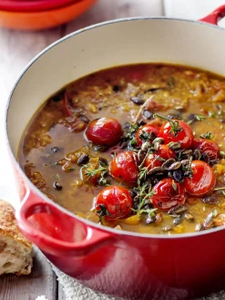 Ollas|Ollas>LE CREUSET Cocotte redonda de hierro fundido Signature Collection Tonos rojos, plateado