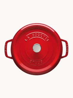 Ollas|Ollas></noscript>Staub Cocotte redonda de hierro fundido La Cocotte Rojo, plateado