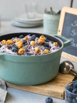 Ollas|Ollas>Staub Cocotte redonda de hierro fundido La Cocotte Verde salvia brillante