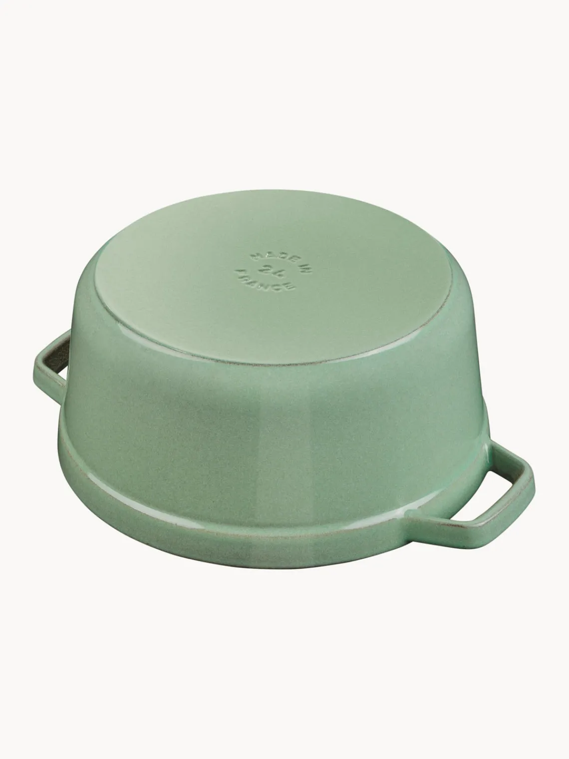 Ollas|Ollas>Staub Cocotte redonda de hierro fundido La Cocotte Verde salvia brillante