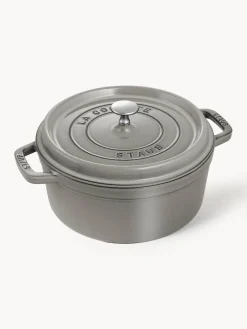 Ollas|Ollas>Staub Cocotte redonda de hierro fundido La Cocotte Gris brillante