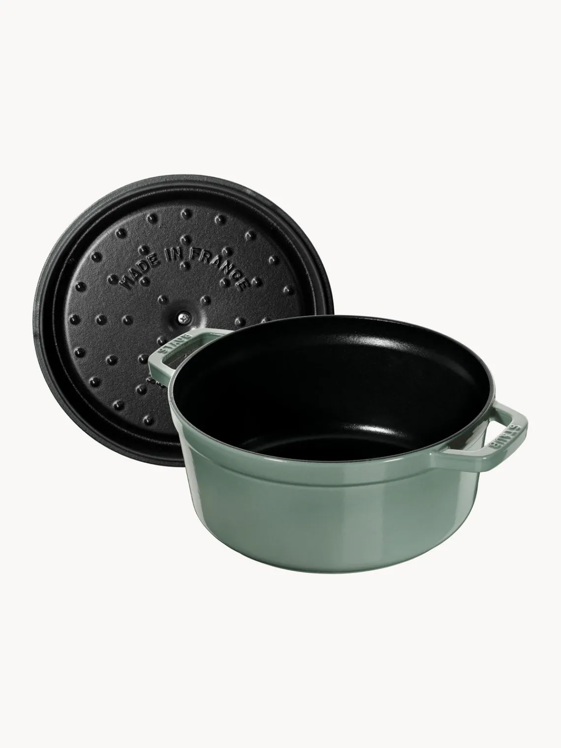 Ollas|Ollas>Staub Cocotte redonda de hierro fundido La Cocotte Verde turquesa, brillante