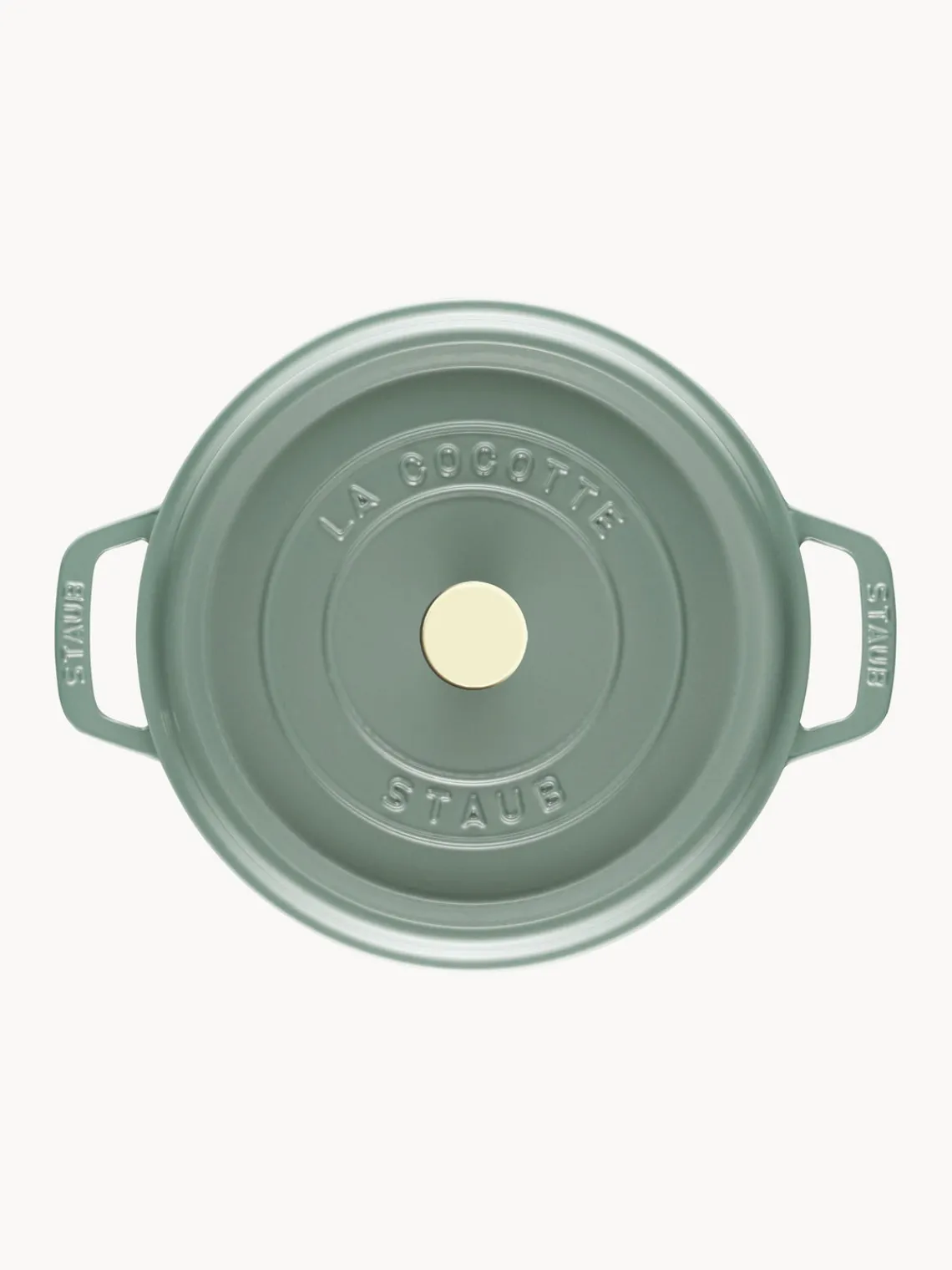 Ollas|Ollas>Staub Cocotte redonda de hierro fundido La Cocotte Verde turquesa, brillante