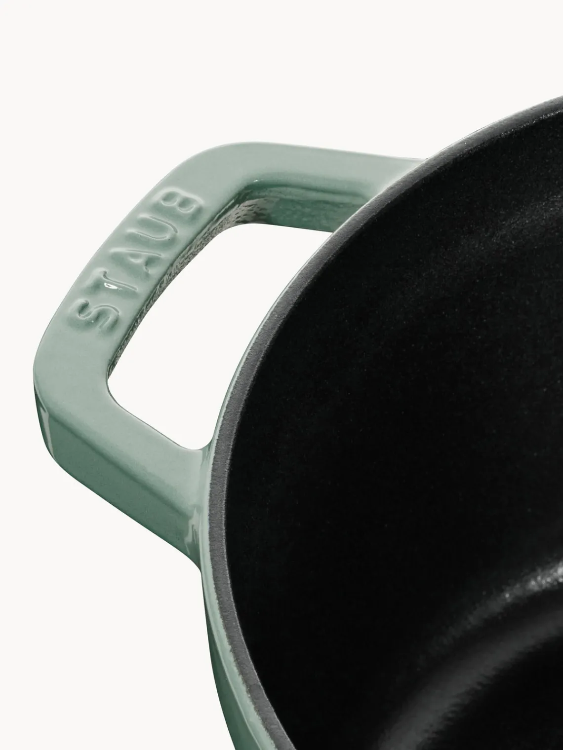 Ollas|Ollas>Staub Cocotte redonda de hierro fundido La Cocotte Verde turquesa, brillante