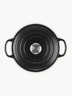 Ollas|Ollas></noscript>LE CREUSET Cocotte redonda de hierro fundido Signature Collection Negro, plateado