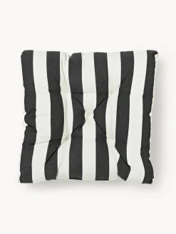 Mantas|Cojines Para Sillas>Westwing Collection Cojines de asiento para exterior Cosby, 2 uds. Blanco, negro