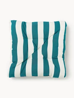 Mantas|Cojines Para Sillas>Westwing Collection Cojines de asiento para exterior Cosby, 2 uds. Blanco, verde turquesa