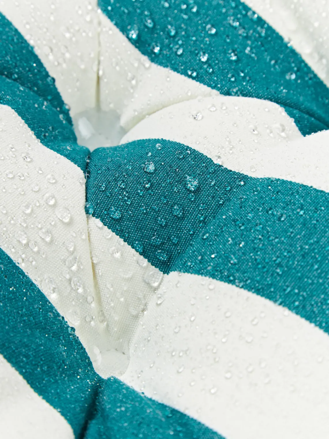 Mantas|Cojines Para Sillas>Westwing Collection Cojines de asiento para exterior Cosby, 2 uds. Blanco, verde turquesa