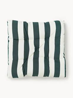 Cojines Para Sillas|Cojines Para Sillas De Jardín>Westwing Collection Cojines de asiento para exterior Cosby, 2 uds. Blanco, azul petróleo