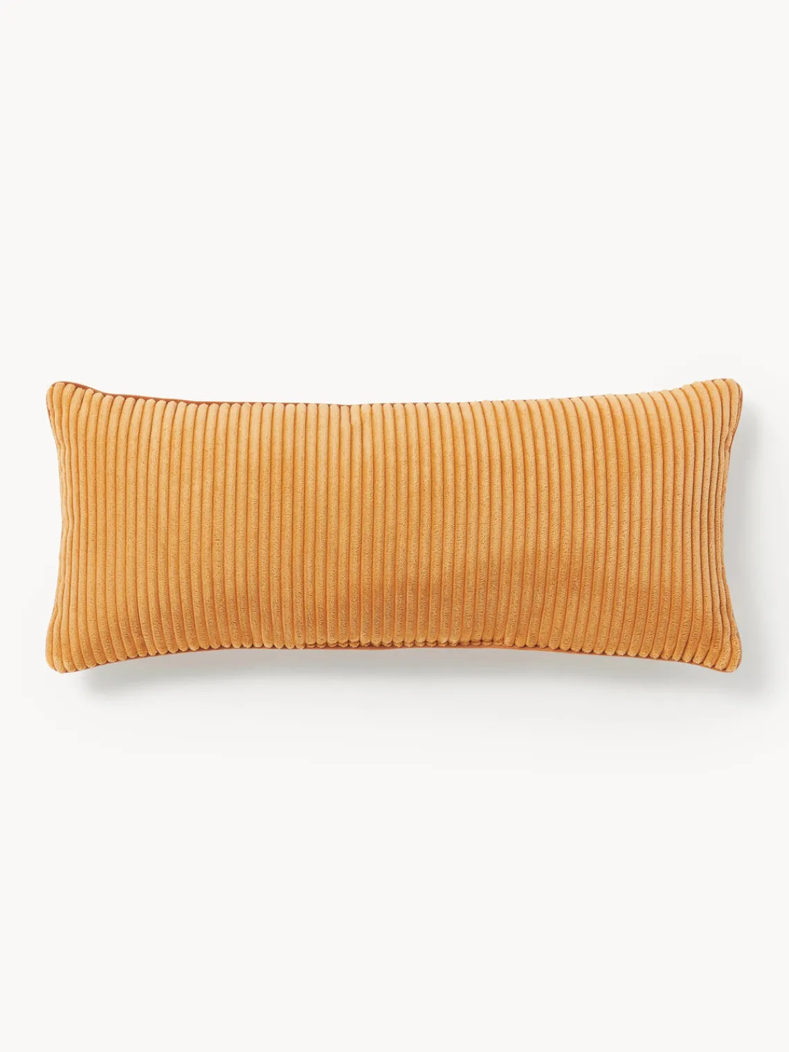 Cojines Decorativos|Mantas>Westwing Collection Cojín alargado de pana Kylen Naranja