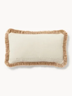 Outlet Cojín artesanal con flecos Mako Mantas|Cojines Decorativos