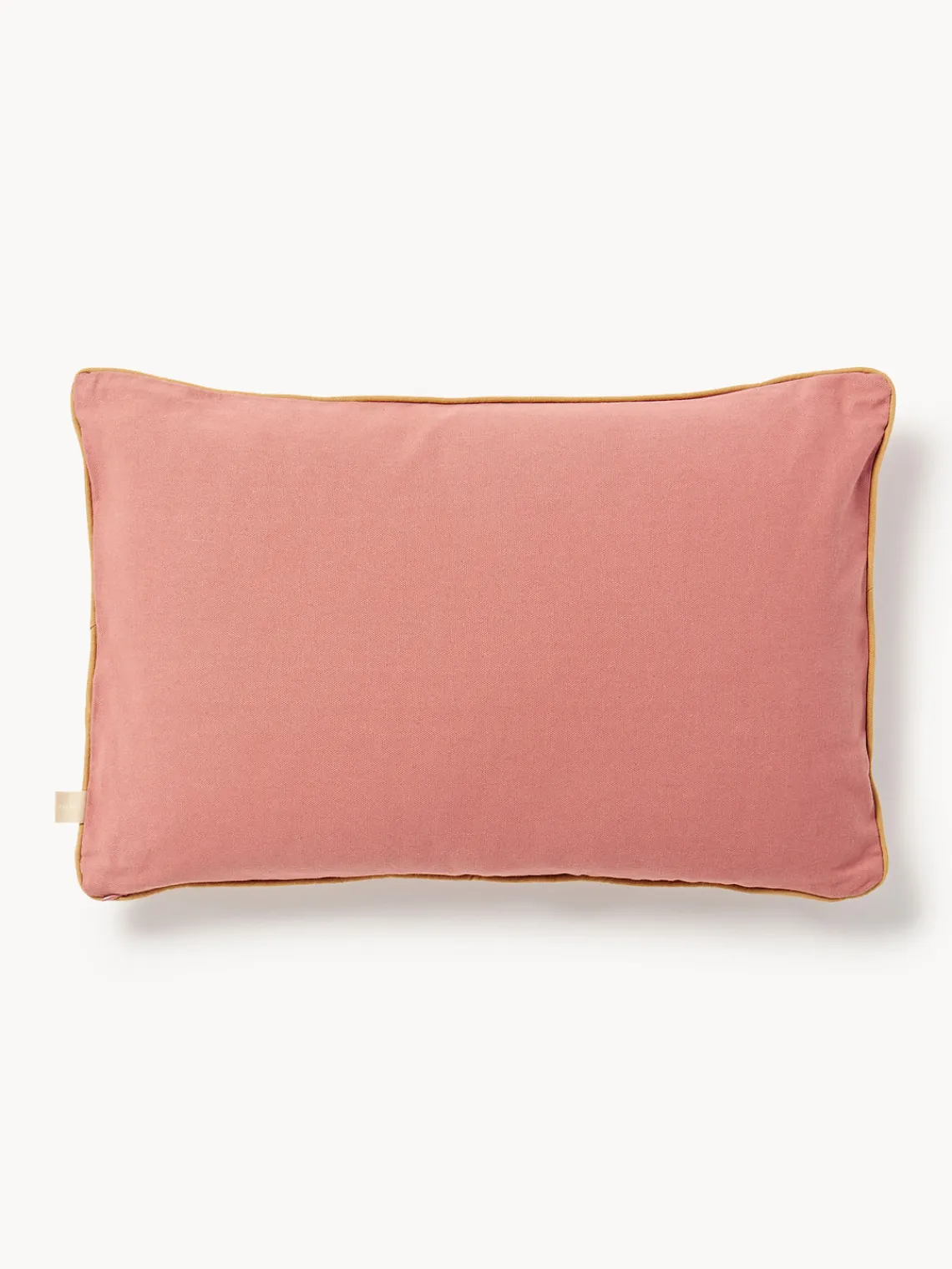 Cojines Decorativos|Mantas>Palais Cojín artesanal con mechones decorativos Cleo Rosa oscura, marrón claro