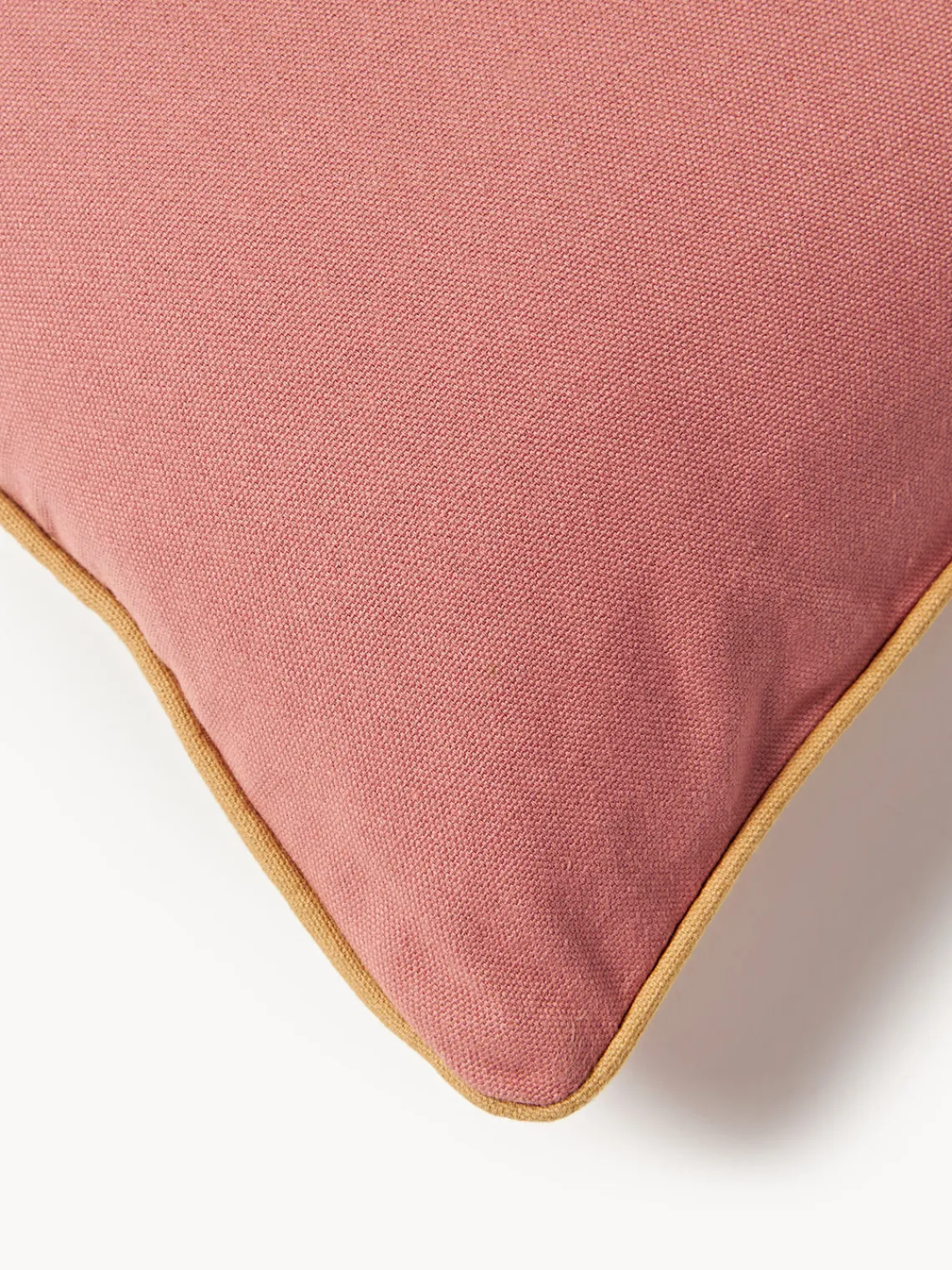 Cojines Decorativos|Mantas>Palais Cojín artesanal con mechones decorativos Cleo Rosa oscura, marrón claro