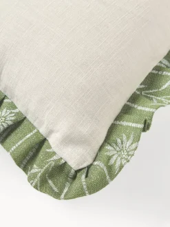 Discount Cojín artesanal con ribete Mako Cojines Decorativos|Mantas