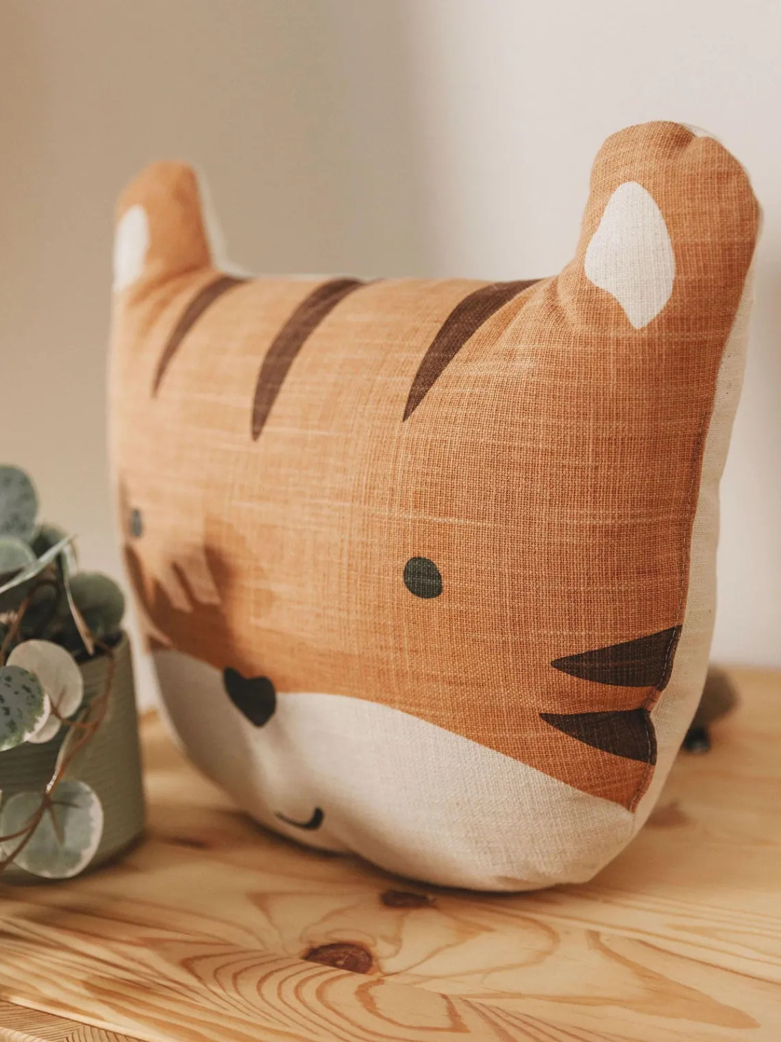 Decoración Infantil|Cojines Infantiles>benuta Cojín artesanal de algodón Savannah