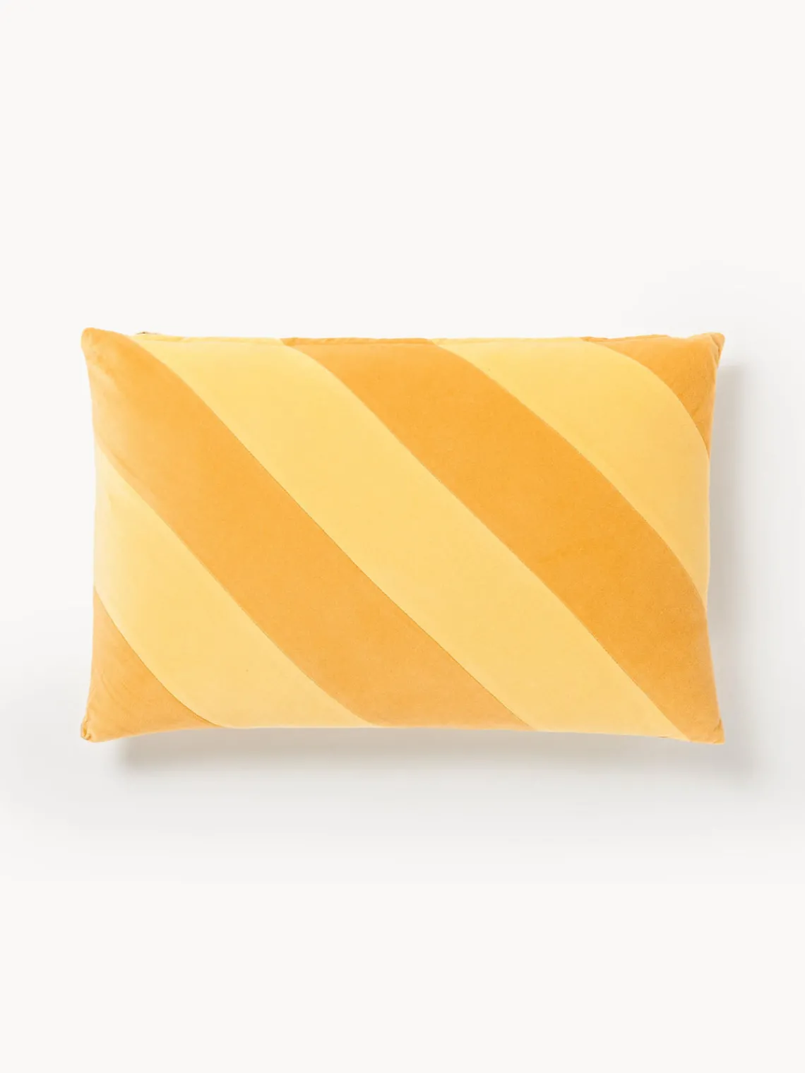 Mantas|Cojines Decorativos>HKLIVING Cojín artesanal de algodón April Naranja, amarillo mostaza