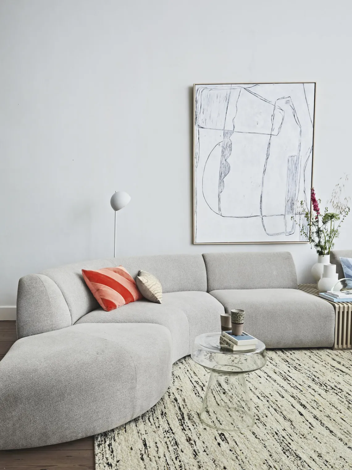 Mantas|Cojines Decorativos>HKLIVING Cojín artesanal de algodón Striped