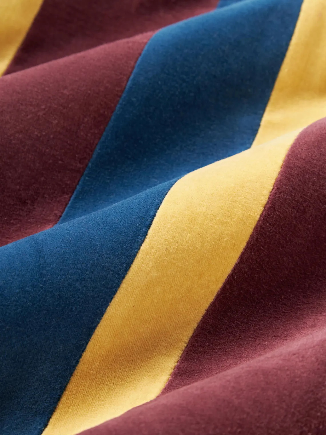 Cojines Decorativos|Mantas>HKLIVING Cojín artesanal de algodón Speakeasy Amarillo claro, morado oscuro, azul