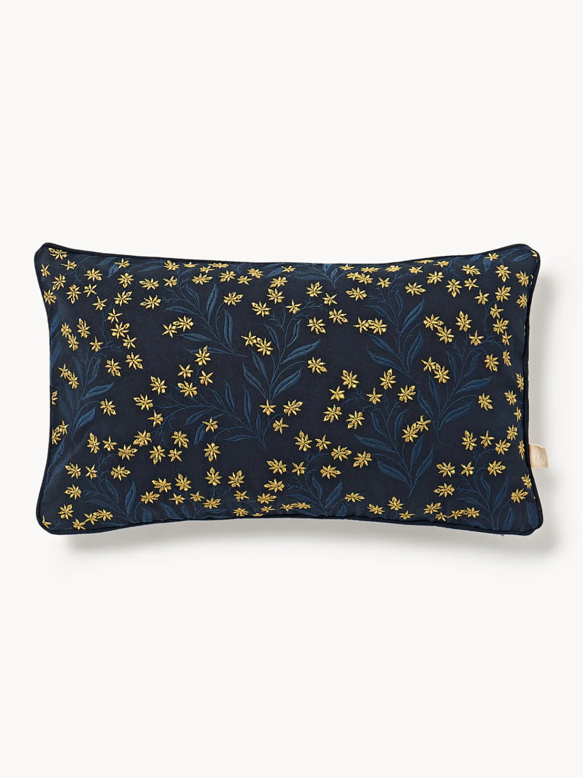 Cojines Decorativos|Cojines Decorativos>Palais Cojín artesanal de dos caras con motivo floral y rayas Audrey