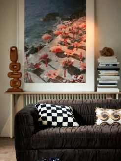 Clearance Cojín artesanal de lana Statement Cojines Decorativos|Mantas