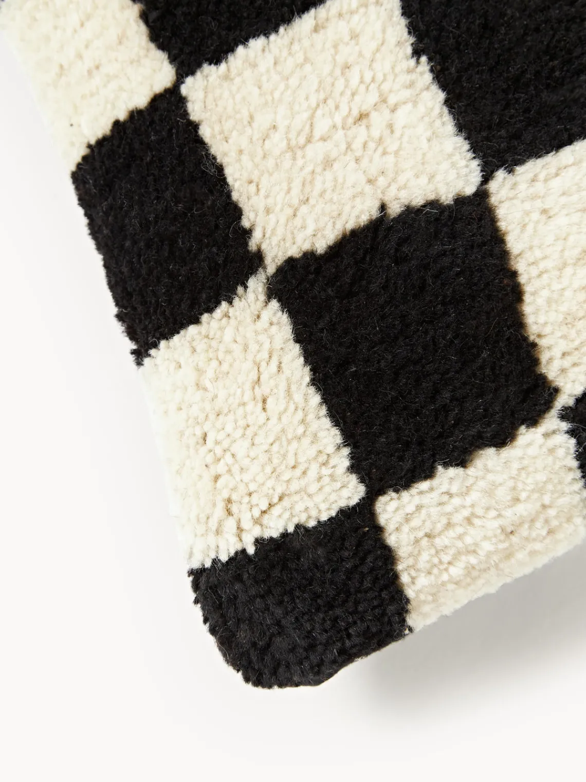 Clearance Cojín artesanal de lana Statement Cojines Decorativos|Mantas