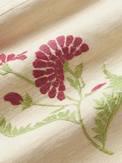 Cojín artesanal de lino con ribete Carry Cojines Decorativos|Mantas