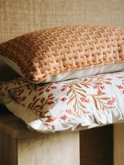 Cojines Decorativos|Mantas>Palais Cojín artesanal de lino con ribete Audrey