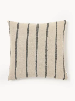 Outlet Cojín artesanal de lino Oleo Cojines Decorativos|Mantas