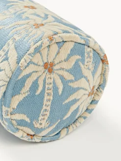 Mantas|Cojines De Exterior></noscript>Palais Cojín artesanal exterior Laura Azul claro, beige claro, marrón claro