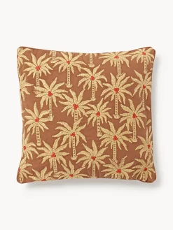 Cojines Decorativos|Mantas>Palais Cojín artesanal Laura Marrón, beige, rojo