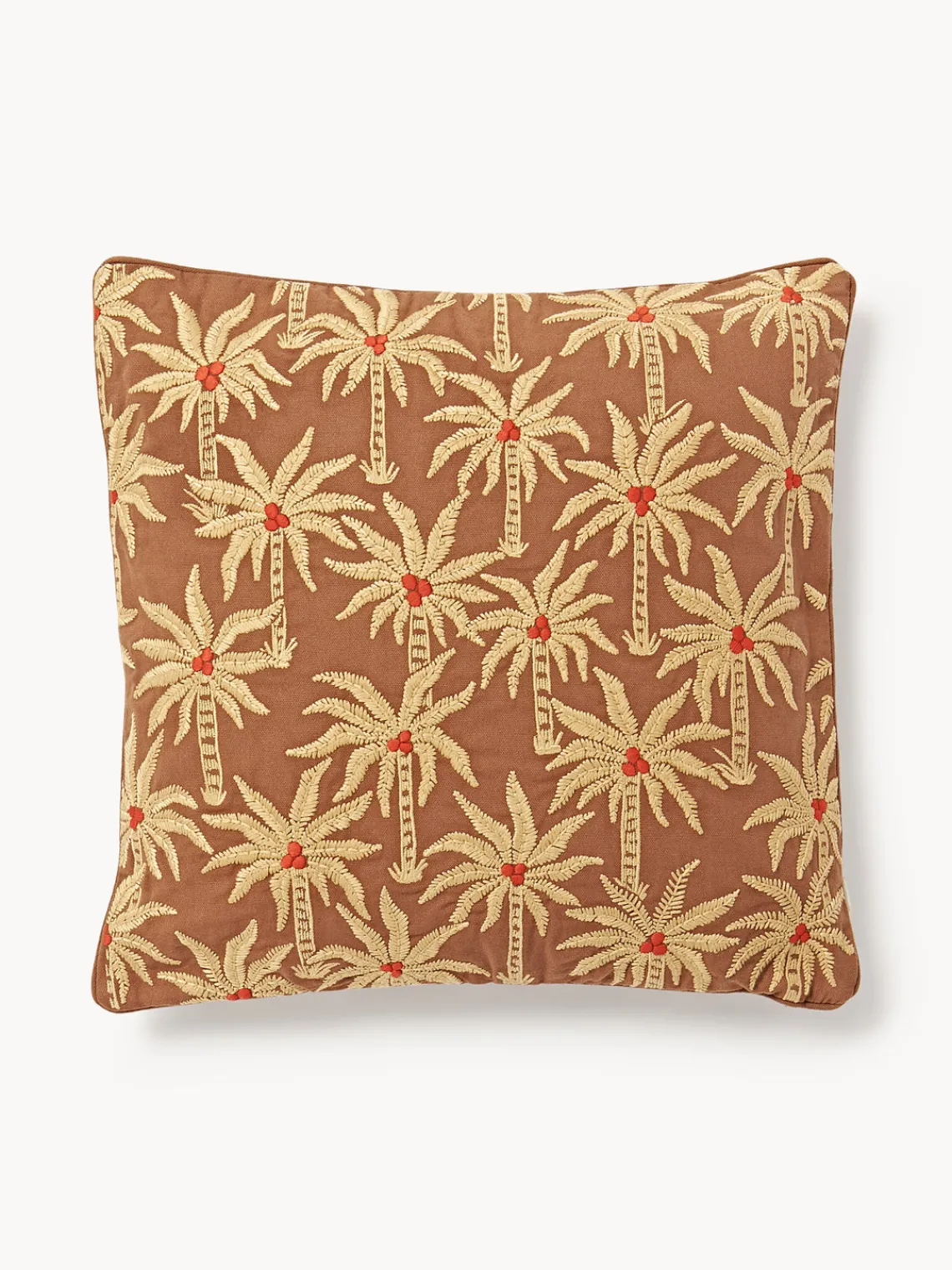 Cojines Decorativos|Mantas>Palais Cojín artesanal Laura Marrón, beige, rojo