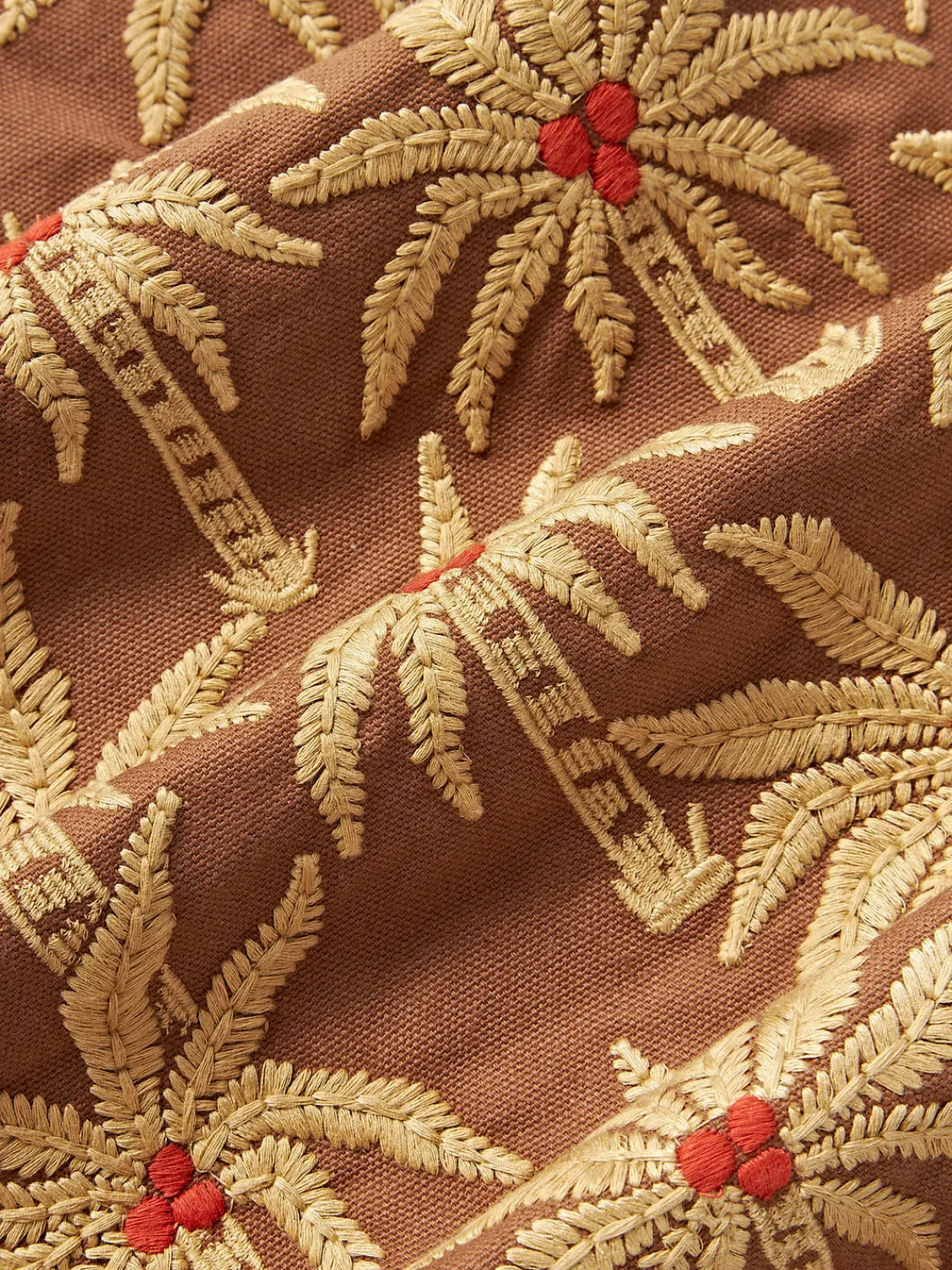 Cojines Decorativos|Mantas>Palais Cojín artesanal Laura Marrón, beige, rojo