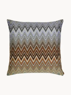 Mantas|Cojines De Exterior>Missoni Cojín Birmingham Tonos marrones y azules, blanco Off White