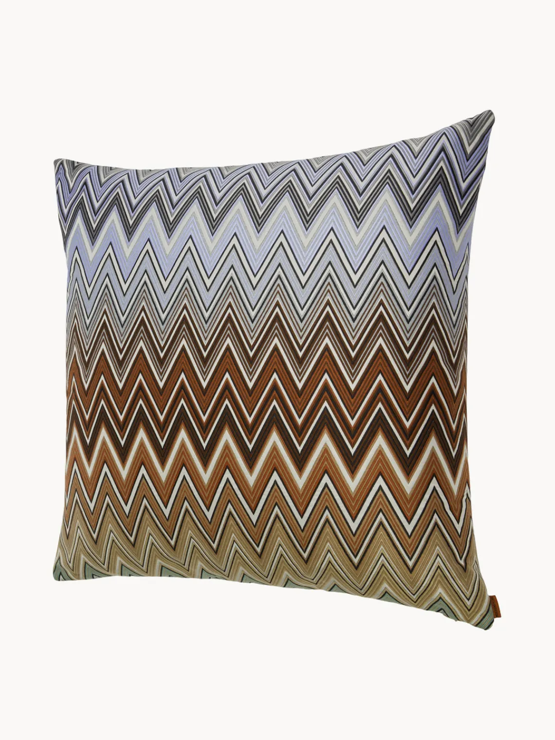 Mantas|Cojines De Exterior>Missoni Cojín Birmingham Tonos marrones y azules, blanco Off White