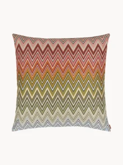 Cojines De Exterior|Cojines Decorativos>Missoni Cojín Birmingham Tonos verdes y rojos, blanco Off White