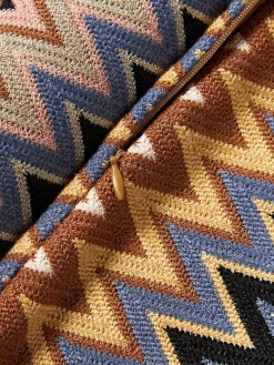 Mantas|Cojines Decorativos></noscript>Missoni Cojín con flecos Margot Multicolor, marrón