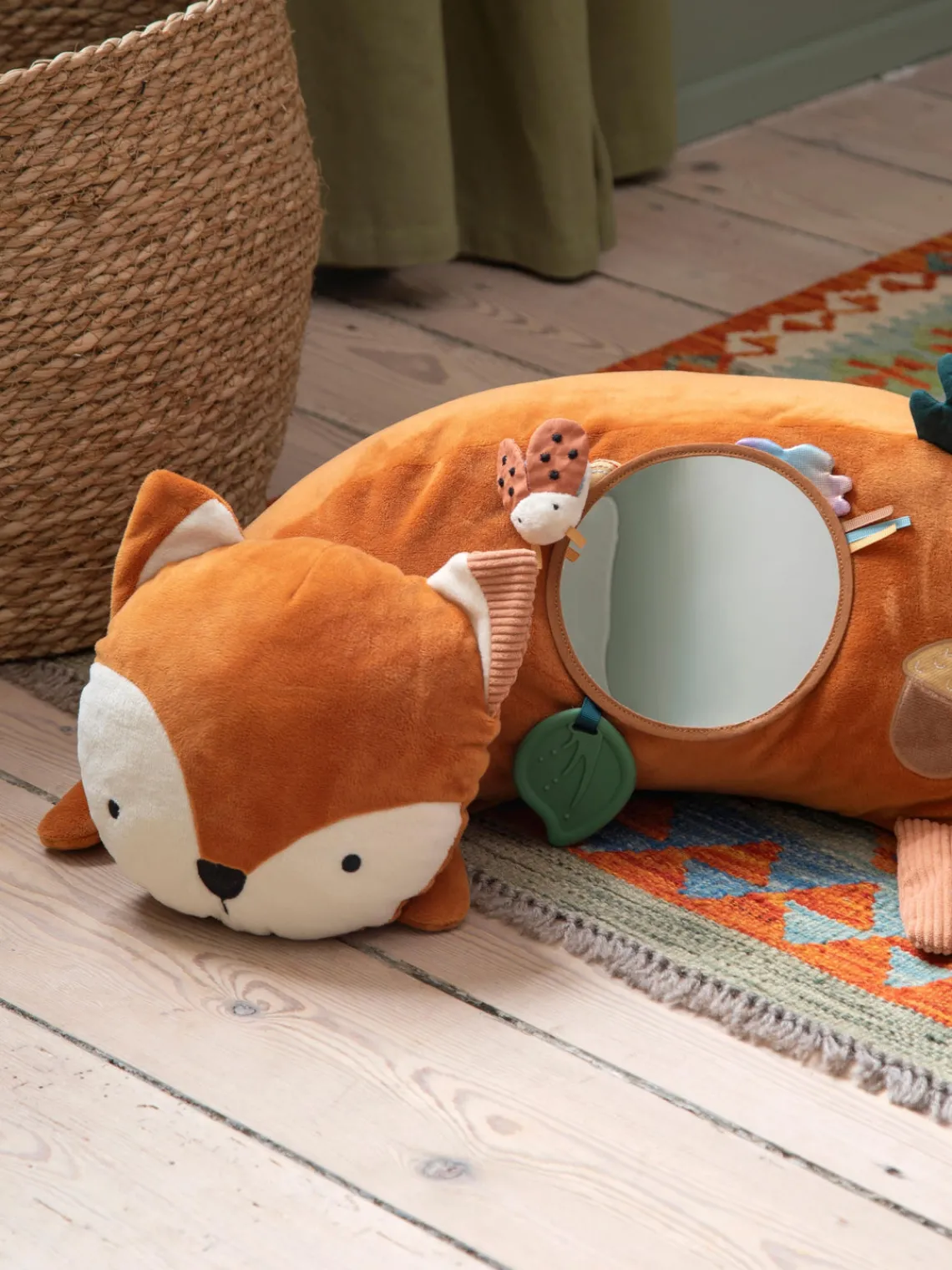 Decoración Infantil|Cojines Infantiles>Sebra Cojín de actividades Sparky the Fox