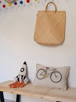 Cojín de algodón Bike Niños Decoración Infantil|Cojines Infantiles
