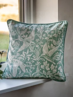 New Cojín de algodón con diseño folk Rosley Cojines Decorativos|Mantas