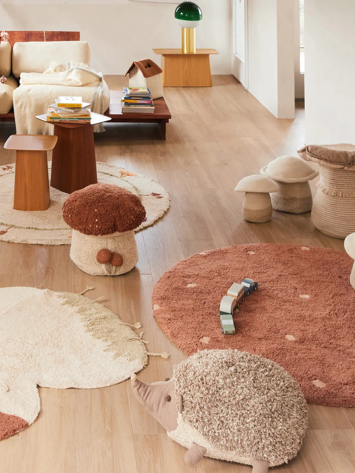 Decoración Infantil|Cojines Infantiles>Lorena Canals Cojín de algodón Hedgehog