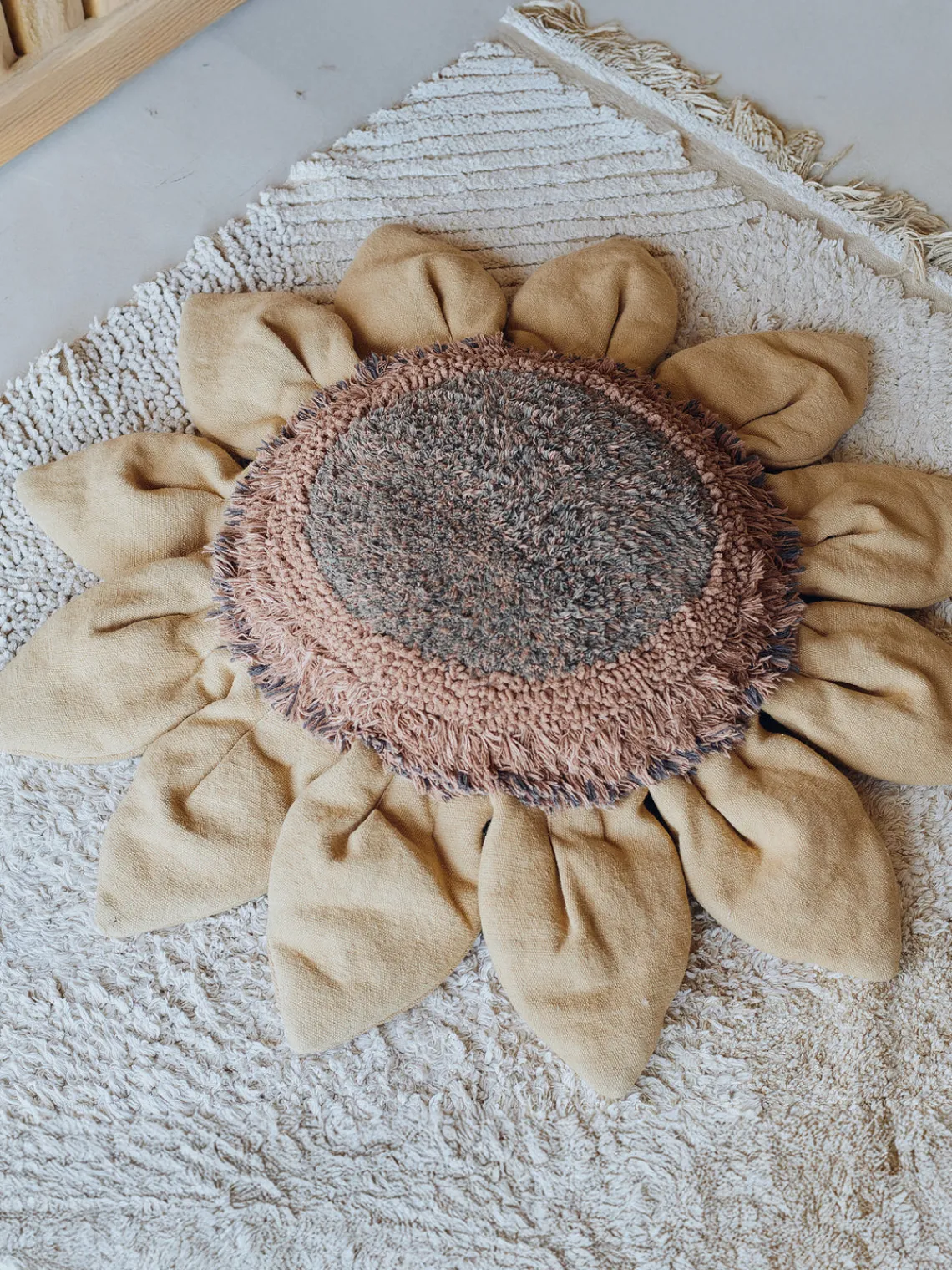 New Cojín de algodón Sunflower Niños Decoración Infantil|Cojines Infantiles