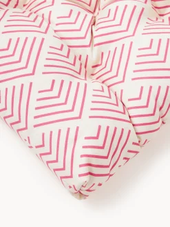 Cojines Para Sillas|Cojines Para Sillas De Jardín></noscript>Westwing Collection Cojín de asiento de exterior con estampado gráfico Milano Rojo coral, beige claro