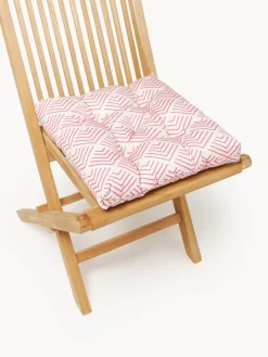 Cojines Para Sillas|Cojines Para Sillas De Jardín></noscript>Westwing Collection Cojín de asiento de exterior con estampado gráfico Milano Rojo coral, beige claro