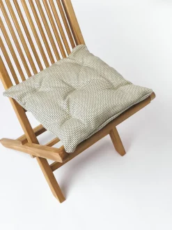 Cojines Para Sillas|Cojines Para Sillas De Jardín>Westwing Collection Cojín de asiento para exterior Ortun Beige, amarillo, azul oscuro