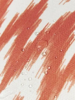 Cojines Para Sillas|Cojines Para Sillas De Jardín></noscript>Westwing Collection Cojín de asiento para exterior con estampado ikat Maillot Naranja, blanco Off White