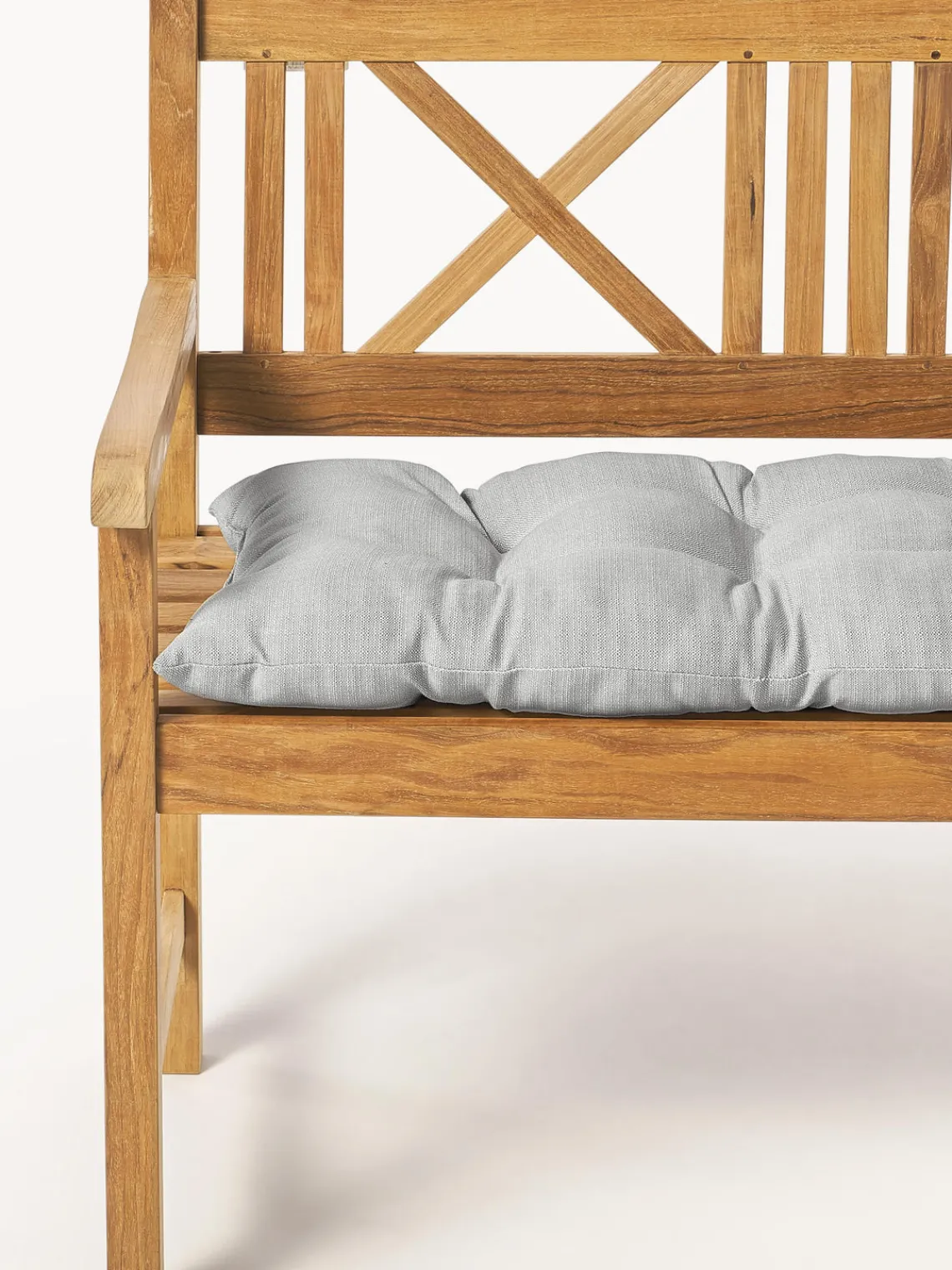 Cojines Para Sillas|Cojines Para Sillas De Jardín>Westwing Collection Cojín de banco para exterior Ortun Gris claro