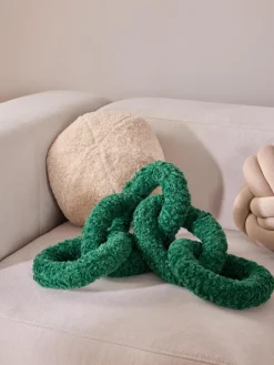 Online Cojín de borreguillo Chain Dotty Cojines Decorativos|Mantas