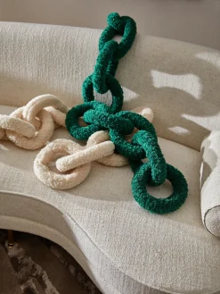 Hot Cojín de borreguillo Chain Dotty Cojines Decorativos|Mantas