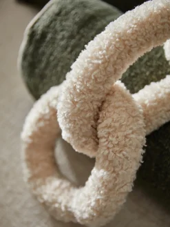 Hot Cojín de borreguillo Chain Dotty Cojines Decorativos|Mantas